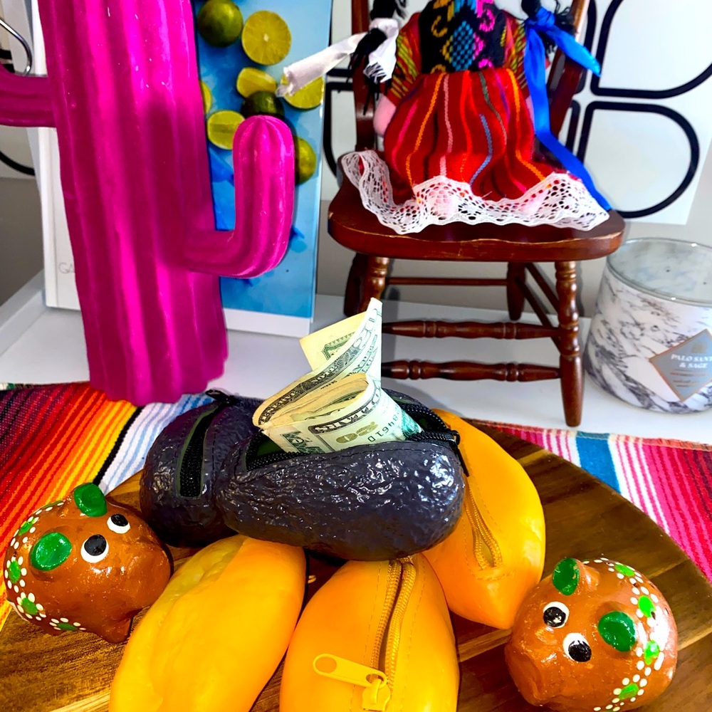 Avocado coin purse